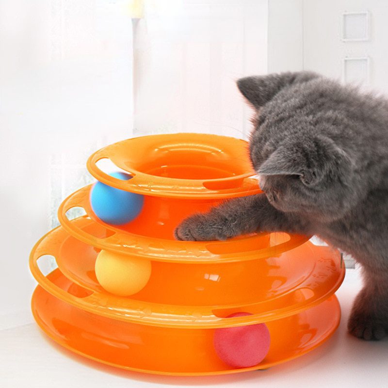 Interactive-Tower-Cat-Toy-Turntable-Roller-Balls-Toys-for-Cats-Kitten-Teaser-Puzzle-Track-Toy-Pets-1